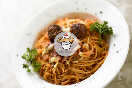 Meatball and Spaghetti Meal
